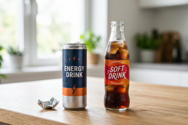 Difference Between Energy Drink and Soft Drink